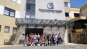 23 estudantes visitaram o Hospital, com destaque para o Centro de Oncologia Integrado.