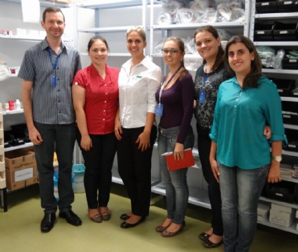 Farmcia do Ana Nery foi visitada por profissionais do HSC.