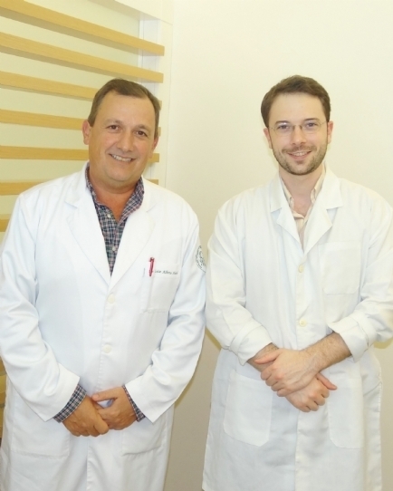 Luiz Alberto Hauth e Fbio Girardi - Cirurgies de Cabea e Pescoo do Centro de Oncologia Integrado.